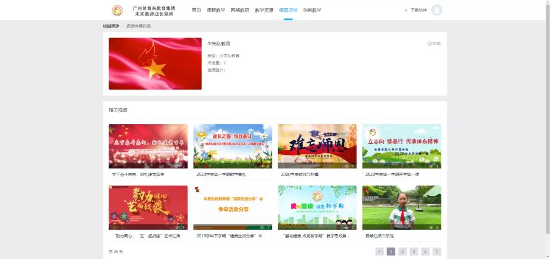 體育東教育集團(tuán)全連接平臺上積累的資源.jpg